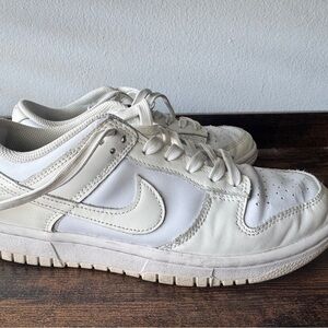 Nike Dunks Off-White Leather Sneakers